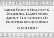 Greek food is healthy